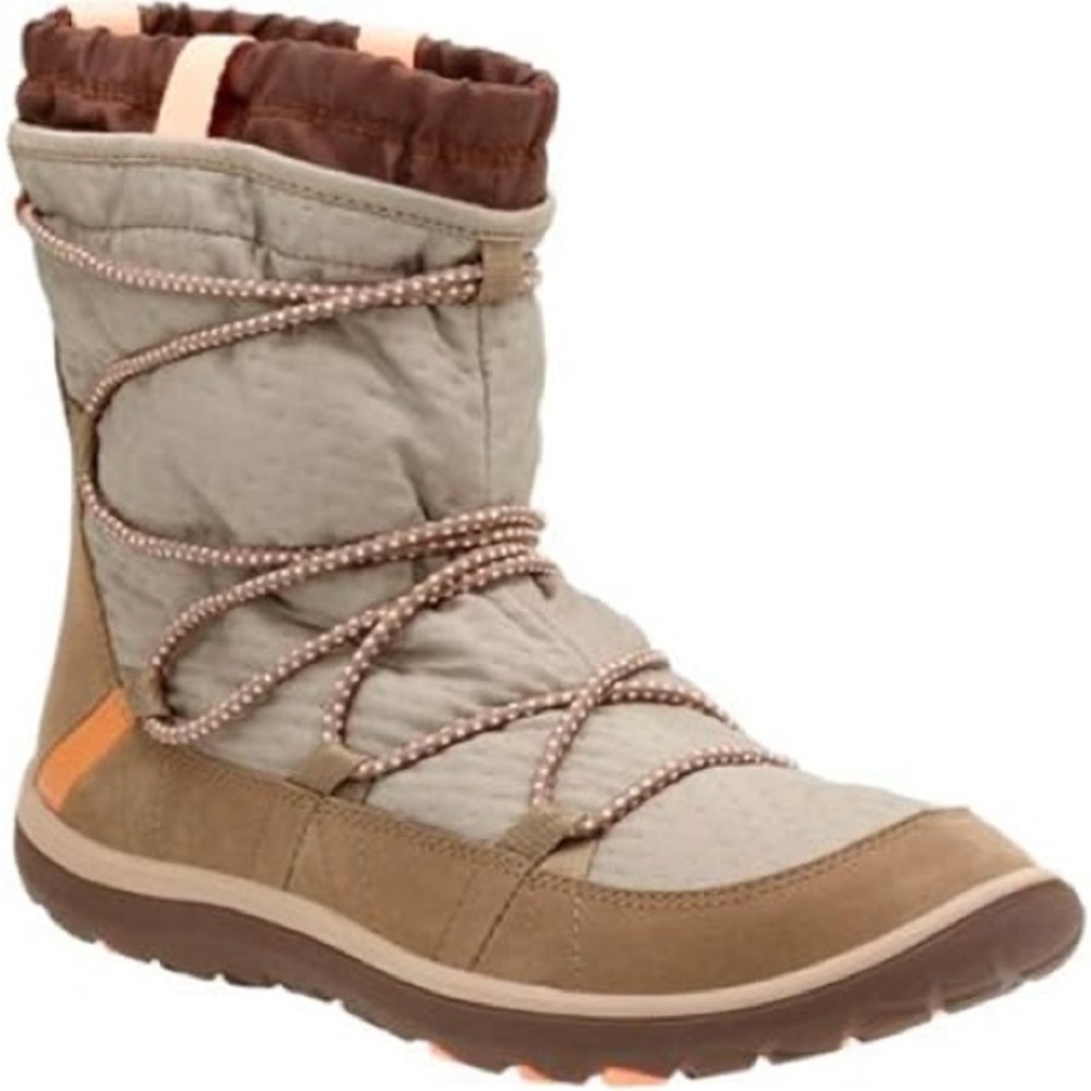 Clark’s Women’s Boots Aria Frost Ankle Faux Fur Lined Size 7